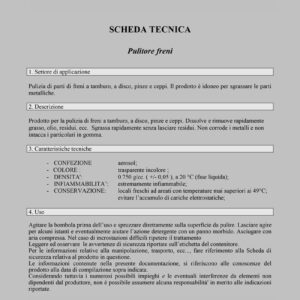 Alternative view of pulitore freni 500 ml