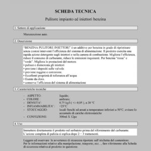 Alternative view of pulitore iniettori benzina 300 ml
