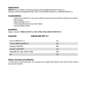 Alternative view of olio freni dot 5 da 20 litri