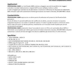 Alternative view of olio motore 5w40 tanica da 20 litri