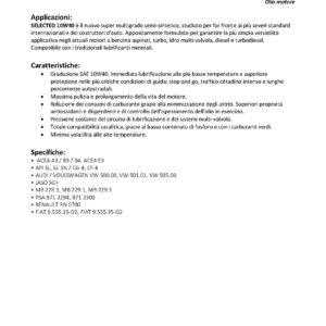 Alternative view of olio motore 10w40 tanica da litro